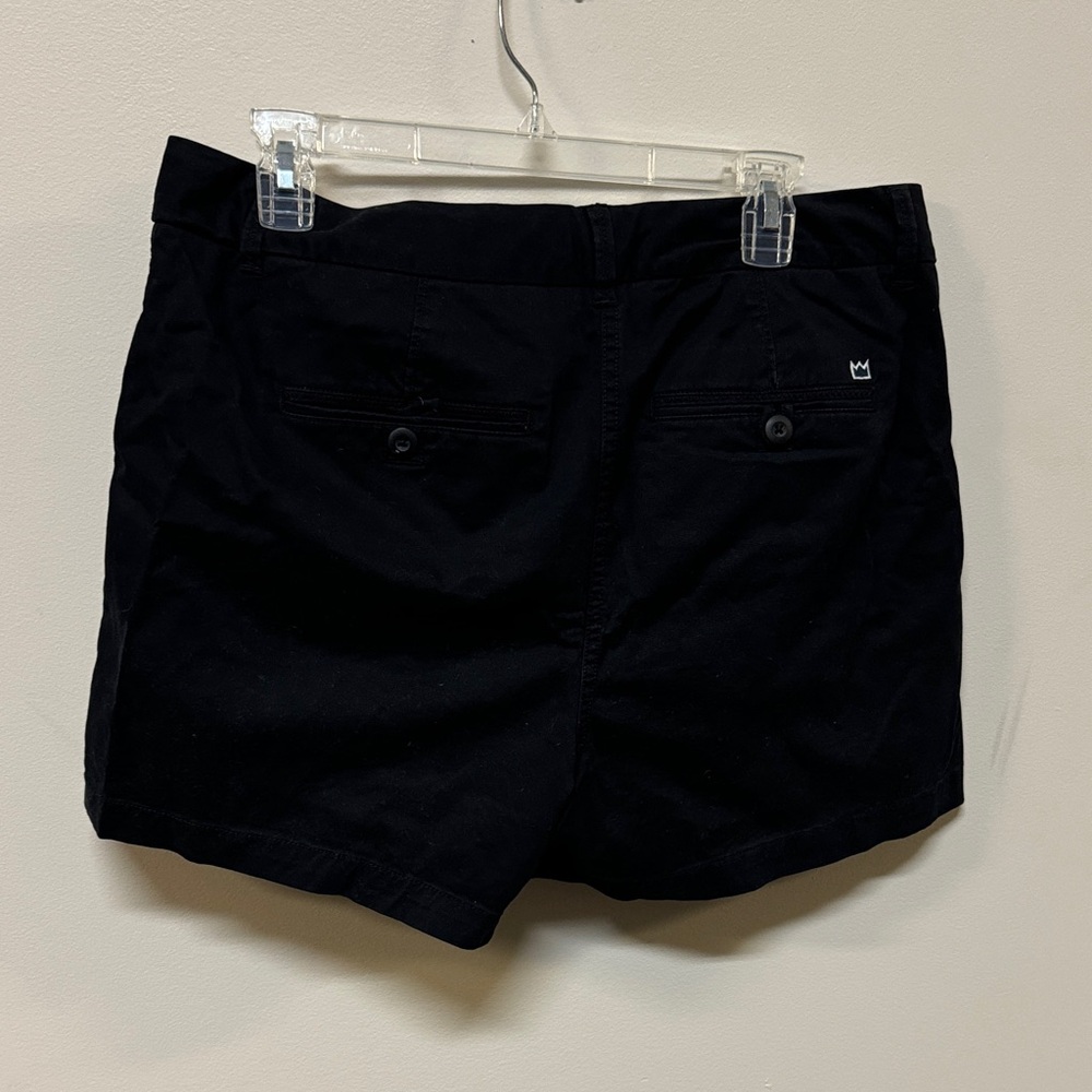 Crown & Ivy Women's Black Flat Front Shorts - Picture 3 of 3
